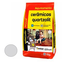 Rejunte Flexível 5kg Cinza Platina QUARTZOLIT / REF. 0107.00020.0030FDKG