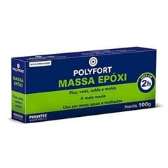 Massa Epóxi 100g Polyepox - Ref. DA005 - PULVITEC 