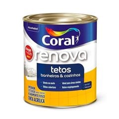 Tinta Acrílica Fosca Renova Tetos 900ml Branco CORAL/ REF. 5202136