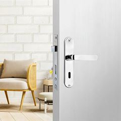 Fechadura Interna Alavanca Espelho Italy 1210/10 SC Cromada - Ref. 96094 - SILVANA