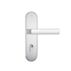 Fechadura Externa com Alavanca e Espelho 1601/35 Inox STAM / REF. 41775