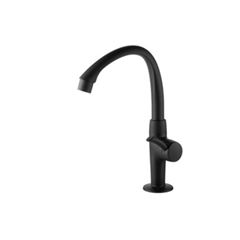 Torneira para Lavatório em Abs de Mesa com Bica Móvel Alta Linea Preto Fosco TIGRE / REF. 300005609