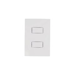 Interruptor 4x2 2 Teclas Paralelo 10A I9 Branco ILUMI / REF. 9424