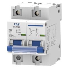 Disjuntor Bipolar 25A Din Curva C Mini TAF / REF. 1001261