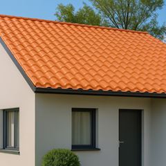 Telha Pvc 0,88x2,42 Plan Terracota AFORT / REF. P3010021