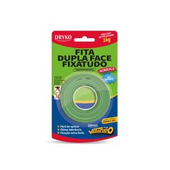 Fita Dupla Face 25mmx2m Fixatudo Transparente DRYKO / REF. DUPLAFACE-TRS25