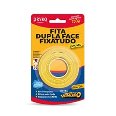 Fita Dupla Face 24mmx1,5m Fixatudo Espuma DRYKO / REF. DUPLAFACE-ESP24