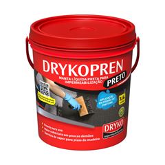 Impermeabilizante 3,6 litros Para Manta Liquida Drykopren Preto DRYKO / Ref. KOLELGAL