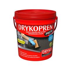 Impermeabilizante 18 litros Para Manta Liquida Drykopren Preto DRYKO / Ref. KOLELBD