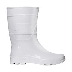 Bota de PVC 38 Cano Médio com Forro 106 Branco CARTOM / REF. 002692