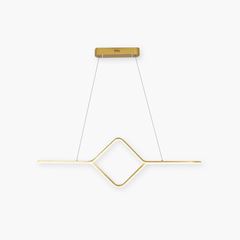 Pendente em Metal Led 29W Bivolt Lobster 3 Cores Dourado DILUX / REF. DI00760