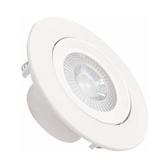 Spot LED Redondo em ABS 5W Bivolt para Embutir 3000K DILUX / REF. DI99267