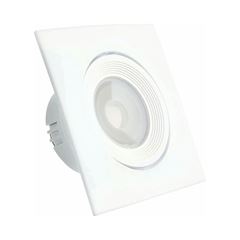 Spot LED Quadrado em ABS 5W Bivolt para Embutir 3000K DILUX / REF. DI99273