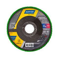 Disco de Lixa Grão 80 115mm Desbaste Flap R244 NORTON / REF. 66254443863