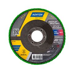 Disco de Lixa Grão 120 115mm Desbaste Flap R244 NORTON / REF. 000000066254443864