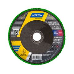 Disco de Lixa Grão 120 180m Desbaste Flap R244 NORTON / REF. 000000066254450149