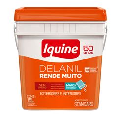 Tinta Acrílica Fosca Delanil Rende Muito 15L Retangular Carangueijo IQUINE / REF. 70315271