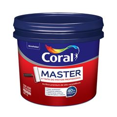 Tinta Base MF Acrílica Fosca 16L Master CORAL / REF. 5902230