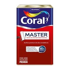 Base T Tinta Acrílica Fosca Master 16L CORAL / REF. 5902233
