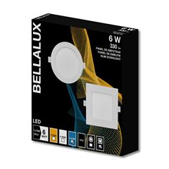 Painel Led 6w Bivolt de Embutir Quadrado Bellalux 6500k LEDVANCE / REF. 7020712