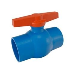 Registro de Esfera Irrigação Pvc 20mm Soldável Azul REBOUÇAS / REF. 966