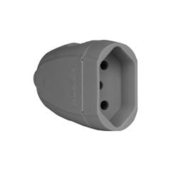 Plug Fêmea em Polipropileno 2P+T 20A 250V Prolongador Cinza PIAL / REF. 615975