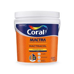 Adesivo para Argamassa e Chapisco 3,6L Mactracol CORAL MACTRA / REF. 5859602