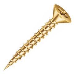 Parafuso Fixer Cabeça chata 6 x 50mm  Bicromatizado CISER / REF. 39182802X