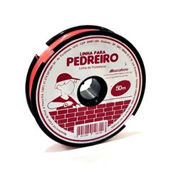 Linha Polietileno 0,80mmx50m para Pedreiro Lisa Laranja MAZZAFERRO / REF. 19DP1LP8052