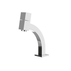 Torneira para Lavatório em Metal de Mesa com Bica Baixa 1/4V Azure Cromado DIMAR / REF. DMR01712