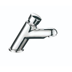 Torneira para Lavatório em Metal de Mesa Automática com Bica Inclinada Seatic Cromado DIMAR / REF. DMR01897