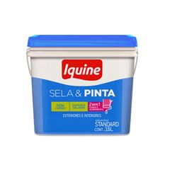 Tinta Acrílica Fosca Sela e Pinta 3,6L Retangular Gengibre IQUINE / REF. 333317121