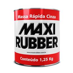 Massa Rápida 1,25kg Cinza MAXI RUBBER / REF. 2MA001