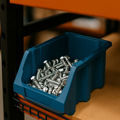 Gaveta em Polipropileno 11,5x15cm Empilhável N5 Azul PRESTO / REF. 42002