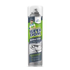 Limpador Brilho Inox Spray 300ml SUPER DOM / REF.  0210175