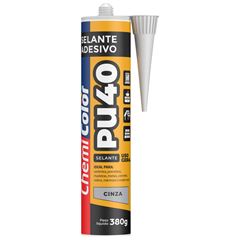 Adesivo Selante Pu 40 380g Híbrido Cinza CHEMICOLOR / REF. 680564