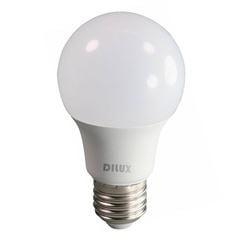 Lâmpada LED 9W Bivolt E27 Bulbo A60 3000k DILUX / REF. DI01033
