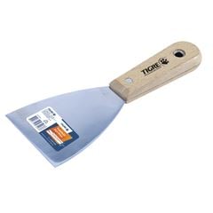 Espátula de Aço Inox 3,8cm com Cabo de Madeira 2153/11/2 PINCÉIS TIGRE / REF. 62153006
