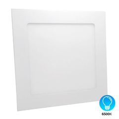 Painel LED em Alumínio 24W de Embutir Bivolt Quadrado 6500k Branco DILUX / REF. DI03648