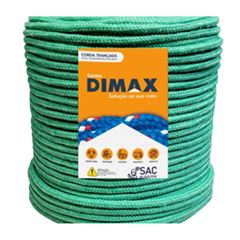 Corda em Poliéster 12mm 105m Trançada Verde DIMAX / REF. DMX04409