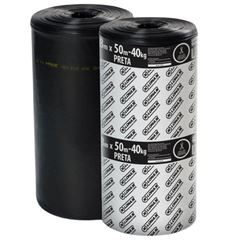 Lona Plástica 8x50m 40kg Preta LONAX / REF. 10010039