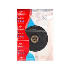 Plafon Plástico com Receptáculo de Porcelana 100W 250V Preto REBOUÇAS / REF.1363