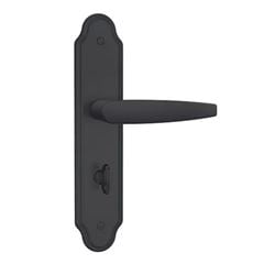 Fechadura WC Alavanca Espelho 823/33 Preto Fosco STAM / REF. 56442