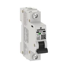Disjuntor Unipolar 40A DIN SHBG3 SOPRANO / REF. 05121.7040.11