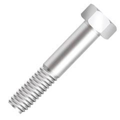 Parafuso Sextavado 1/4x3.1/2 Rosca Parcial Zincado Branco CISER / REF. 13317001
