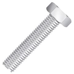 Parafuso Sextavado 1/2x1.1/2 Rosca Inteira Zincado Branco CISER / REF. 13036201