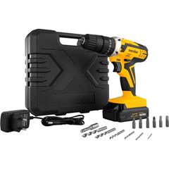 Parafusadeira e Furadeira de Impactocom a Bateria 20V com Maleta e Acessórios VONDER / REF. 6001000238
