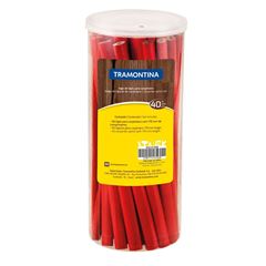 Lápis de Madeira 17,5cm Carpinteiro Pote com 40 Peças TRAMONTINA / REF. 43272900