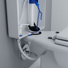 Kit Mecanismo para Caixa Acoplada Completo com Acionamento e Castelo Superior BLUKIT / Ref. 340292