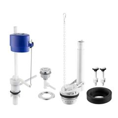 Kit Mecanismo para Caixa Acoplada Completo Universal Acionamento Superior Basic HERC / REF. 1000000770